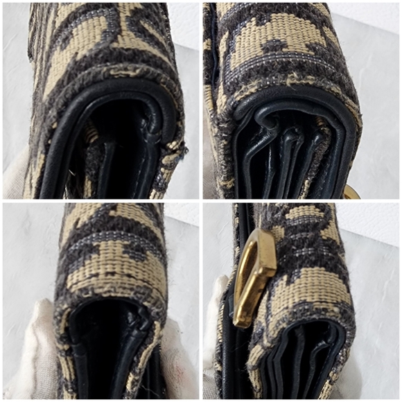 Auth Dior Oblique Trotter Saddle Lotus Wallet - Picture 14 of 14